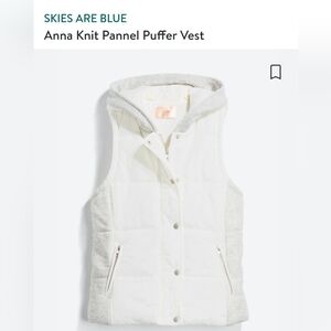 Anna Knit puffer vest